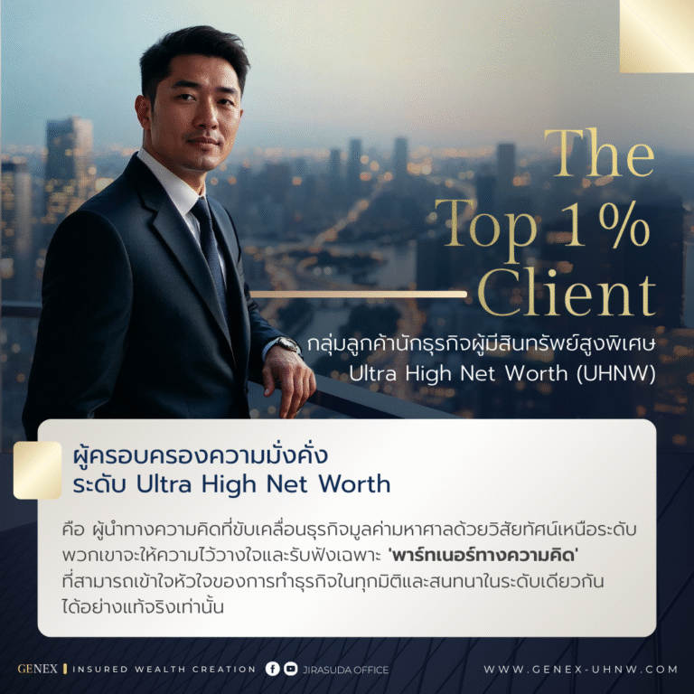 The Top 1% Client - กลุ่มลูกค้านักธุรกิจผู้มีสินทรัพย์สูงพิเศษ